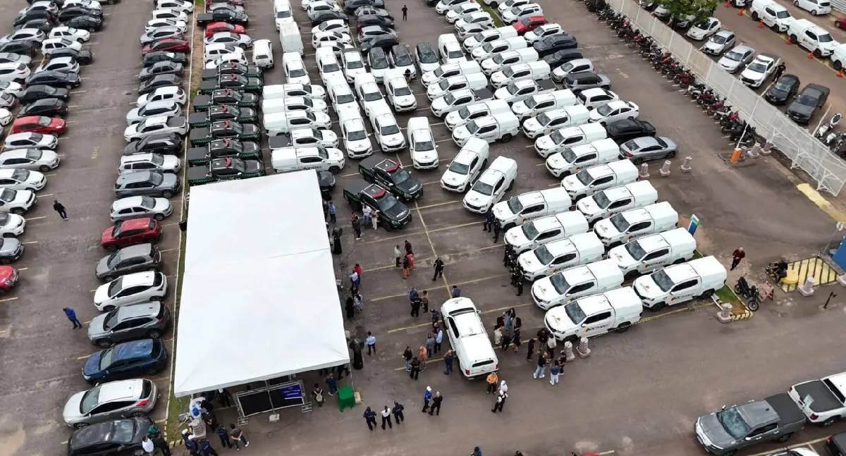 Detran-RO moderniza frota com entrega de 60 veículos