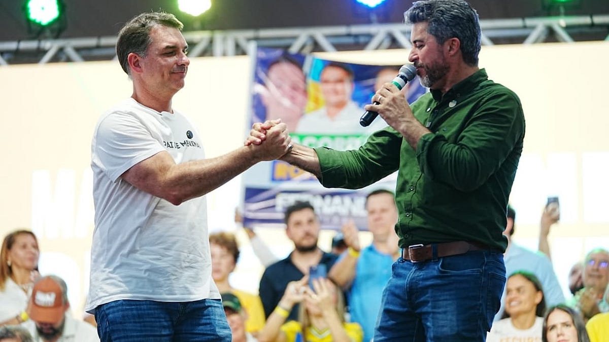 Fortalecimento da direita: Marcos Rogério e Flávio Bolsonaro articulam sucessão estadual