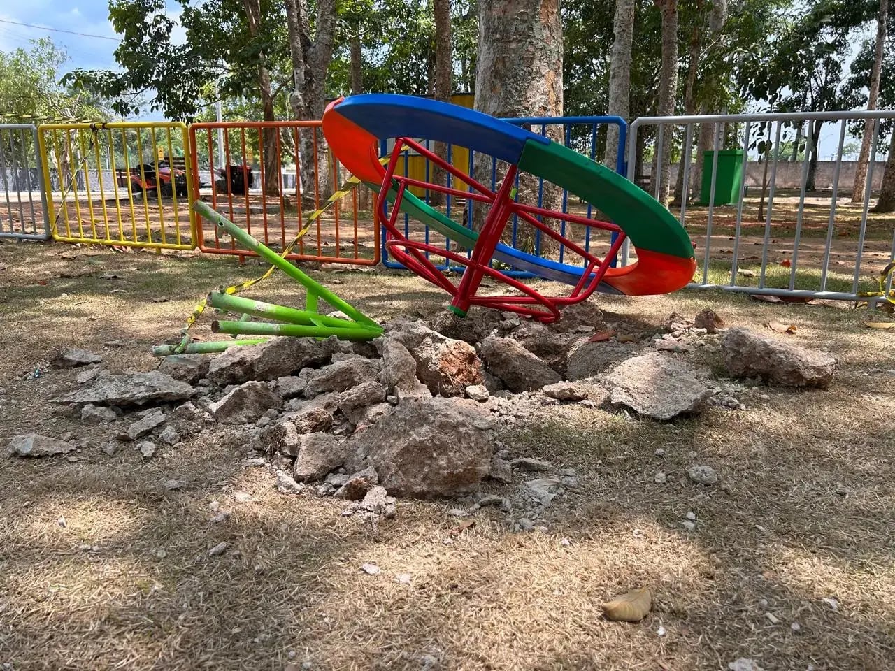 Revitalização do Parque Circuito enfrenta danos e depredações em poucos dias