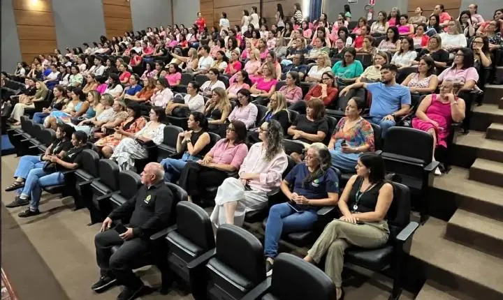 Ação de Prevenção do Outubro Rosa Mobiliza Servidoras em Porto Velho