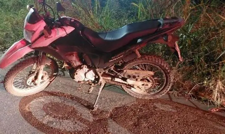 MOTOCICLETA ROUBADA É RECUPERADA PELA POLÍCIA MILITAR EM PORTO VELHO