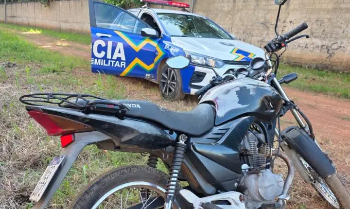 Polícia Militar recupera motocicleta com registro de furto em Porto Velho