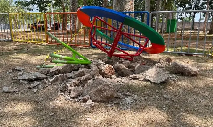 Revitalização do Parque Circuito enfrenta danos e depredações em poucos dias